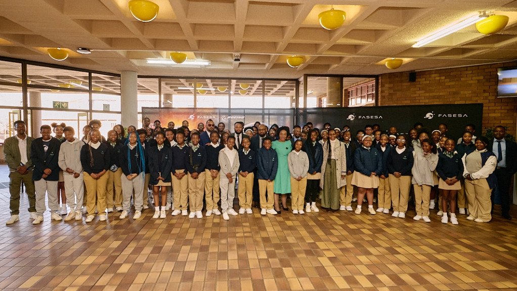 Some of the students who participated in the Pathways to Space programme