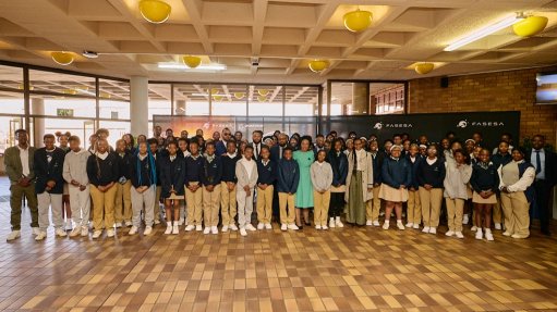 Some of the students who participated in the Pathways to Space programme