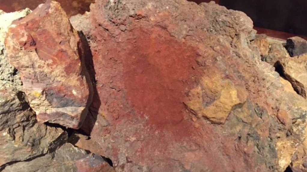 Iron-ore rock