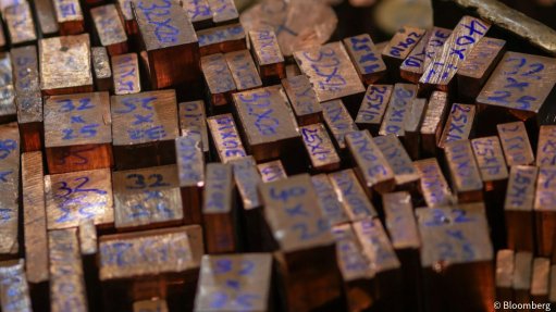 Copper with numbering
