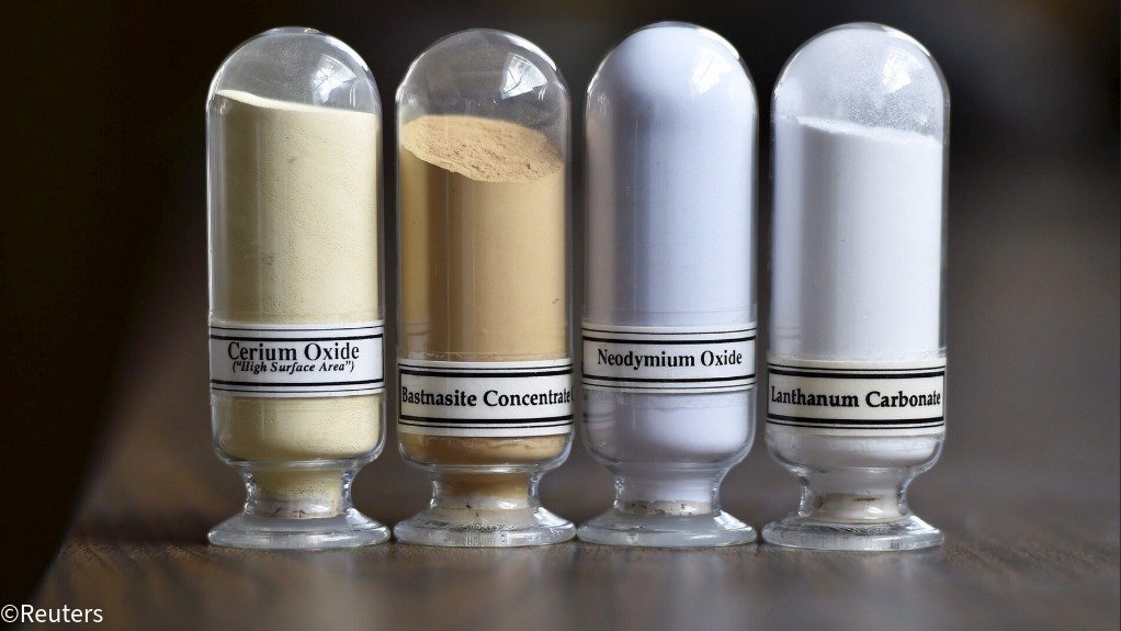 An image of rare-earth oxides