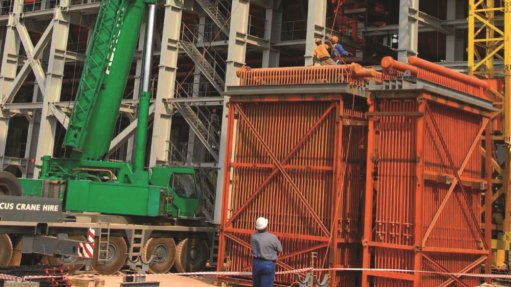 Construction of a sugar mill in Indonesia