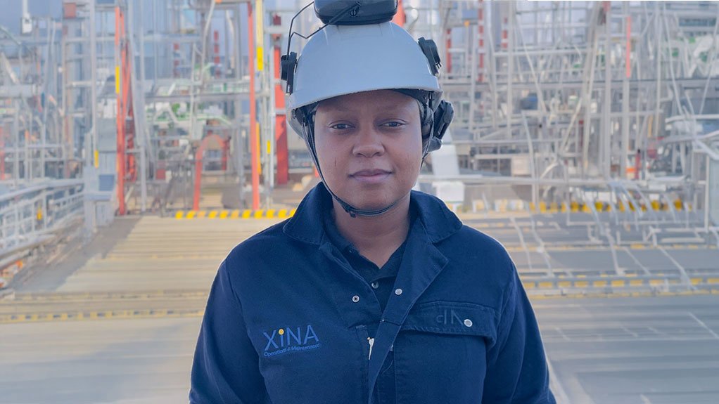 Xina Operations & Maintenance plant manager Nonjabulo Sgutya