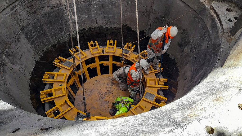 Aerial view of FLS field service teams deliver equipment upgrades