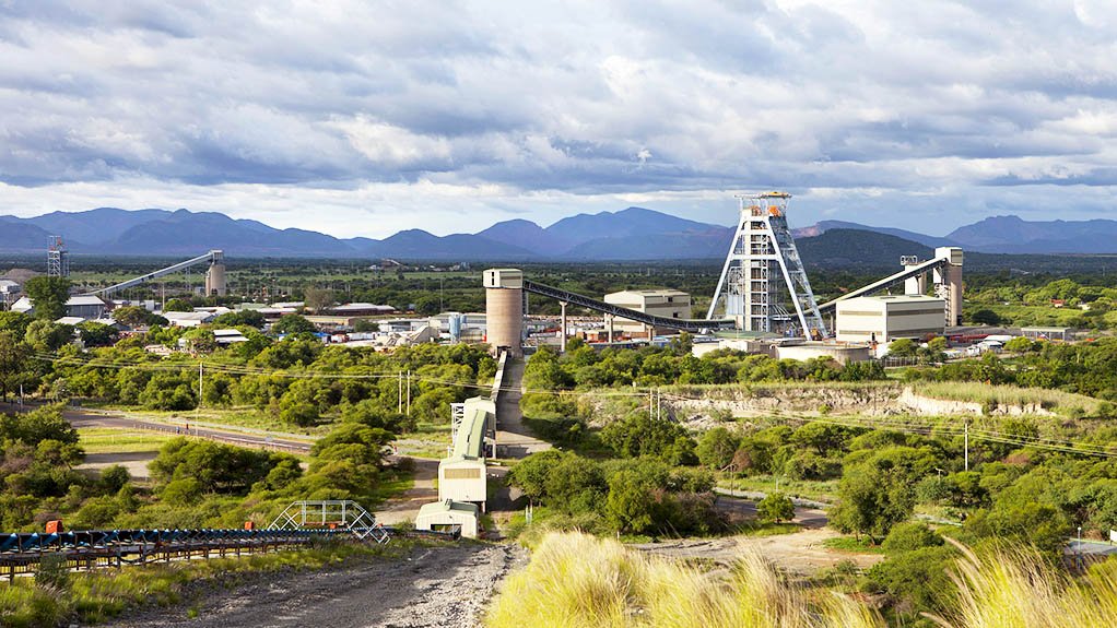 An image of the Tumela mine at the Amandelbult operation 