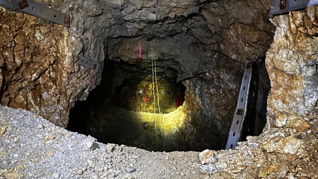 Underground development at Bunker Hill mine