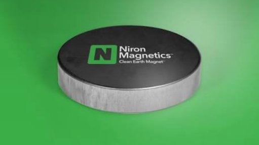 Niron Magnetics' iron nitrade permanent magnet