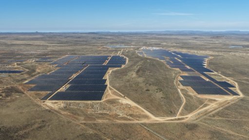 Solar panels installed at the SunCentral project