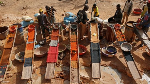 Artisanal gold mining in Africa