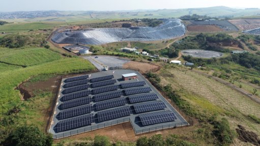 The Dolphin Coast Landfill Management (DCLM) 648 kWp solar plant