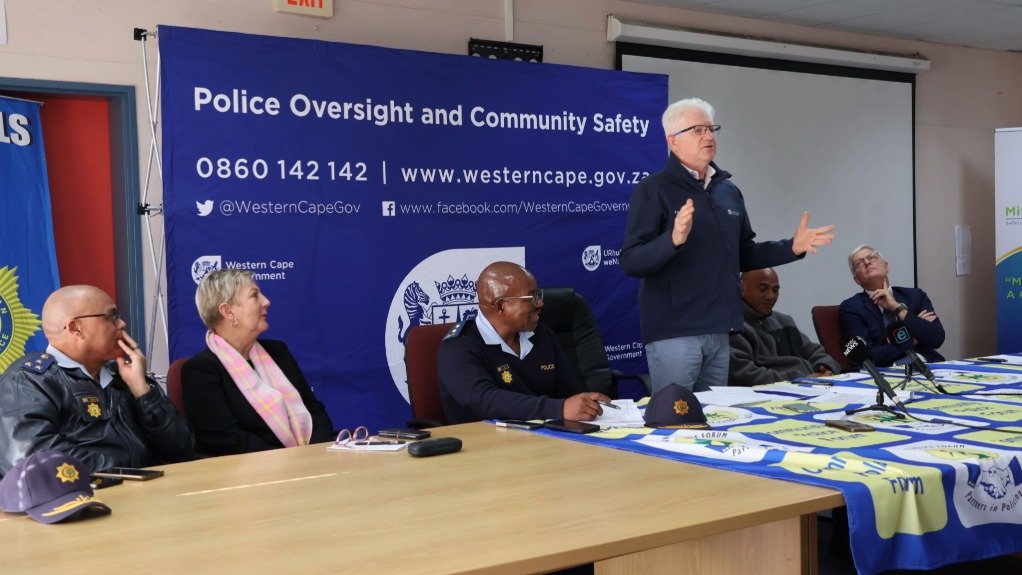 Alan Winde at the launch event