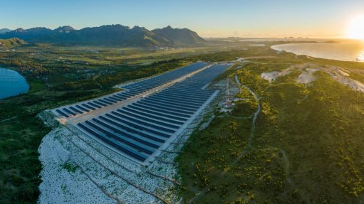 An image of a solar PV plant