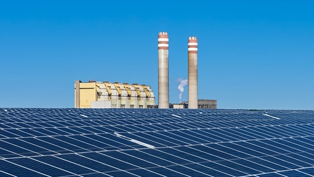 Solar power, coal-fired power.
