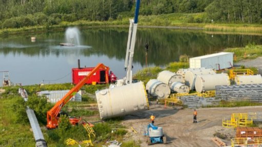 Early works at Electra's cobalt refinery in Ontario