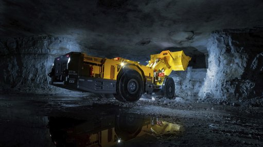 Epiroc equipment in underground mine