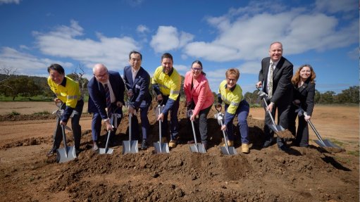 Government and corporate officials break ground at Alcoa's new gallium plant