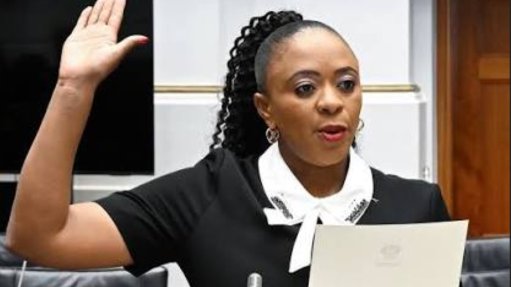 Portfolio Committee on Agriculture chairperson Nomasonto Motaung