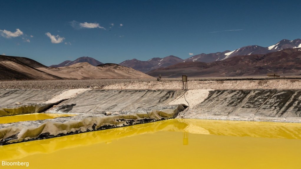 Lithium brine well in Argentina
