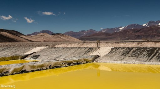 Lithium brine well in Argentina