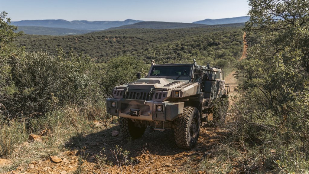 Paramount Group's Marauder 4 X 4 armoured personnel carrier
