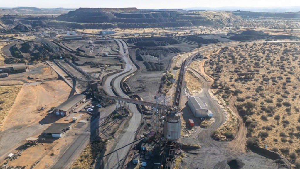 An image of the Tshipi manganese mine