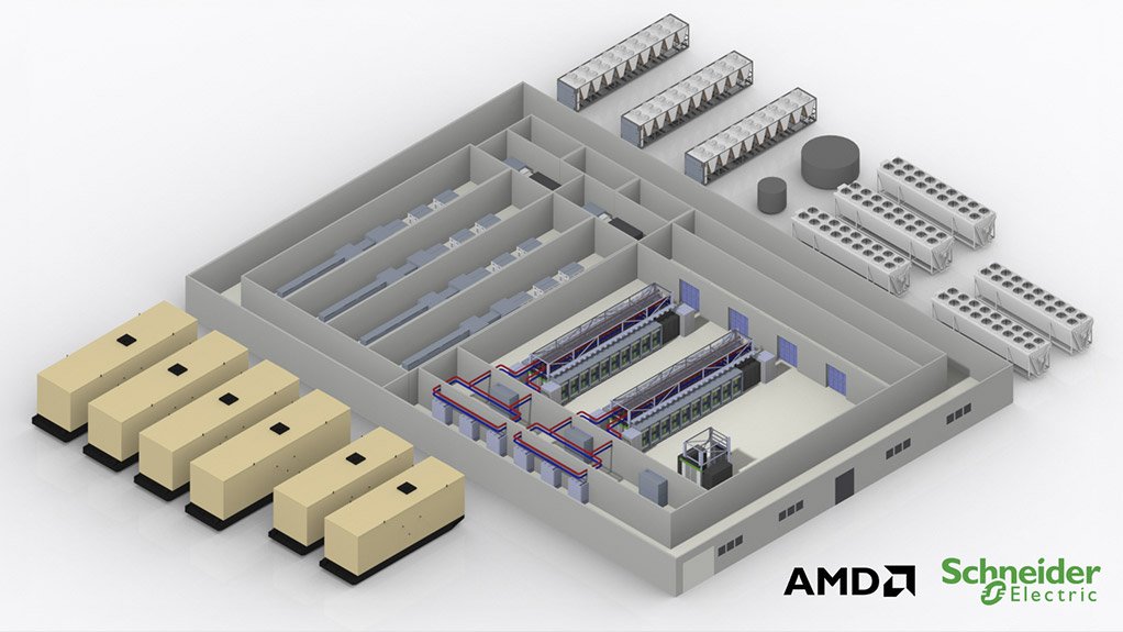 Image of a data centre