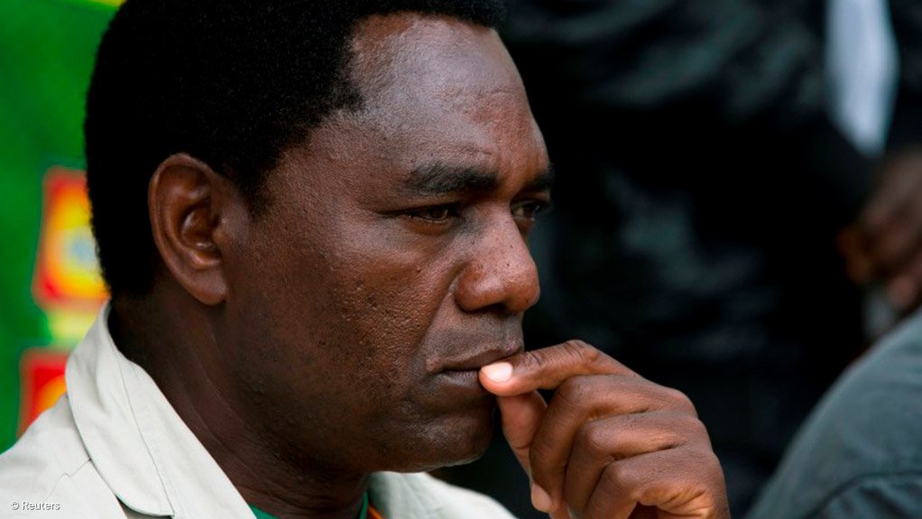 Zambia's President Hakainde Hichilema