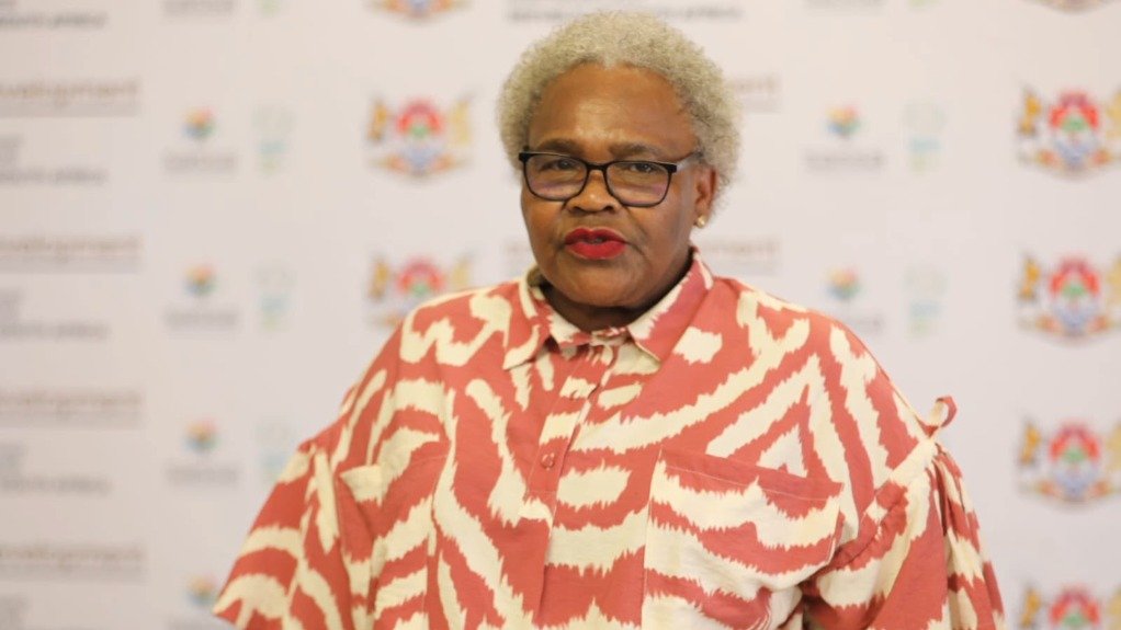 Former Minister of Social Development Sisisi Tolashe