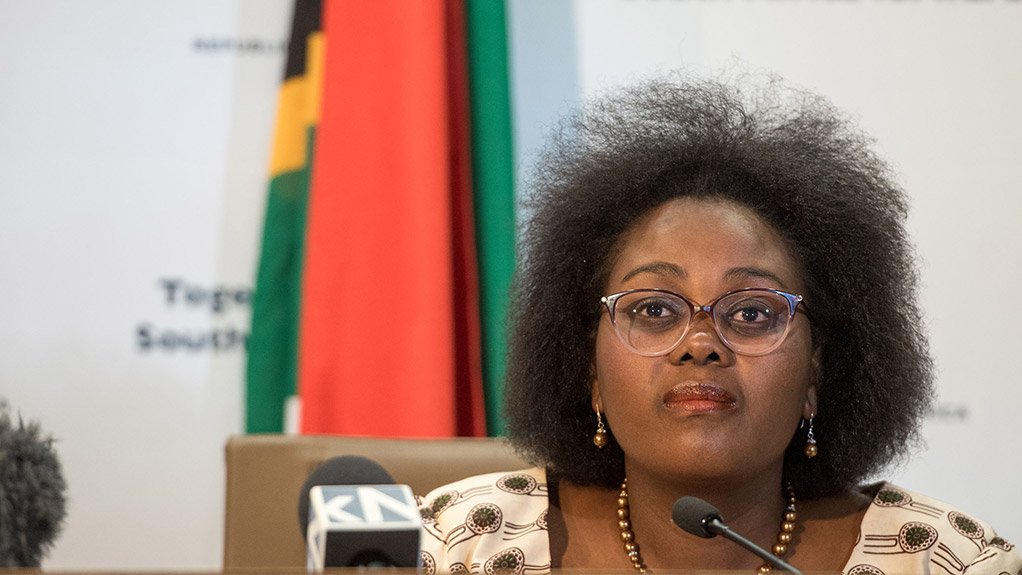 Minister of Justice and Constitutional Development Mmamoloko Kubay