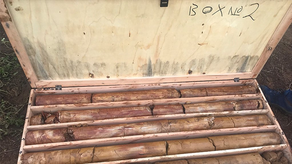 Rare earths drill core 