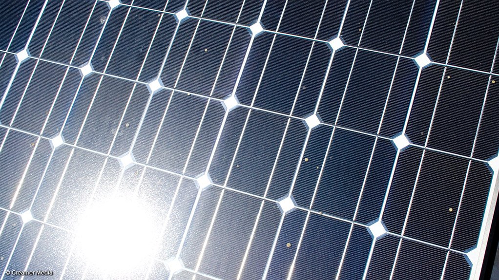 A solar PV panel