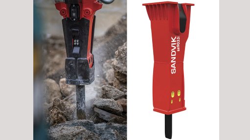 Image of Sandvik rock breaker