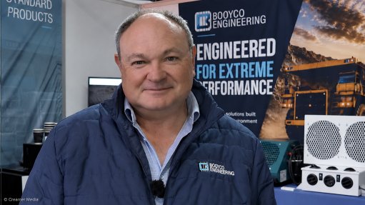 Booyco Engineering MD Brenton Spies spoke to Engineering News & Mining Weekly during the Electra Mining Africa event, held in Johannesburg from 7 to 11 September 2026.