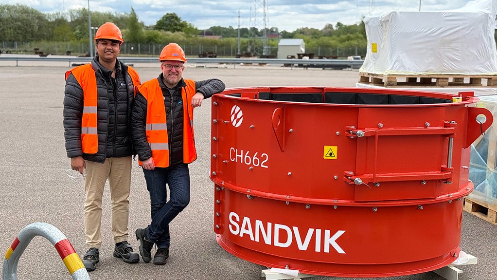 The above image depicts one of the cone crushers by Sandvik