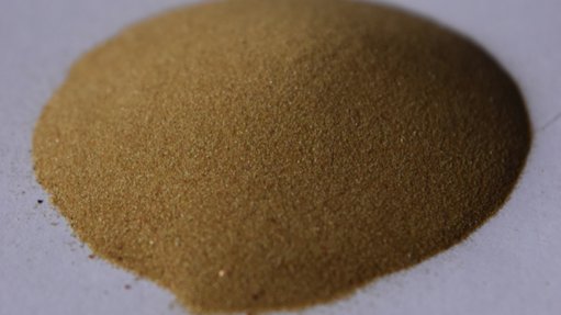 Monazite concentrate recovered at the Kasiya project