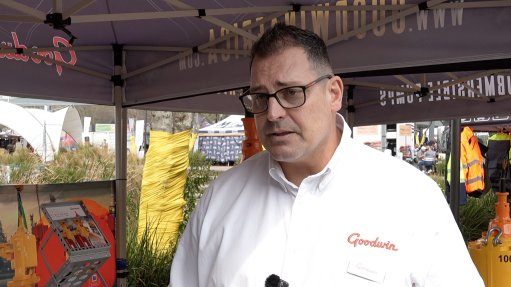 
Goodwin Submersible Pumps operations director Rui Gomes spoke to Engineering News & Mining Weekly during the Electra Mining Africa event, held in Johannesburg from September 7 to 11, 2026.