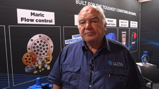 Ultra Control Valves Founder and CEO Peter Telle spoke to Engineering News & Mining Weekly during the Electra Mining Africa event, held in Johannesburg from 7 to 11 September 2026.