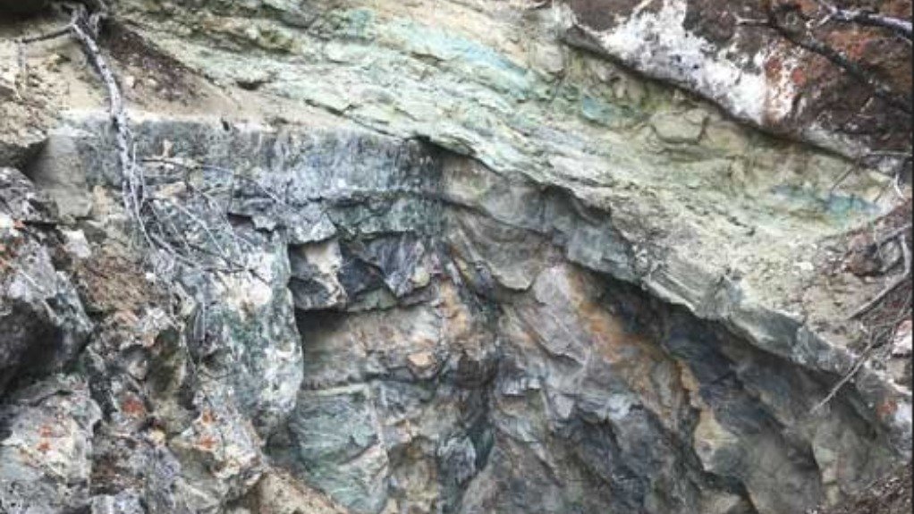 Pioneer project tungsten mineralisation