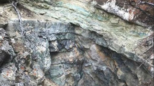 Pioneer project tungsten mineralisation