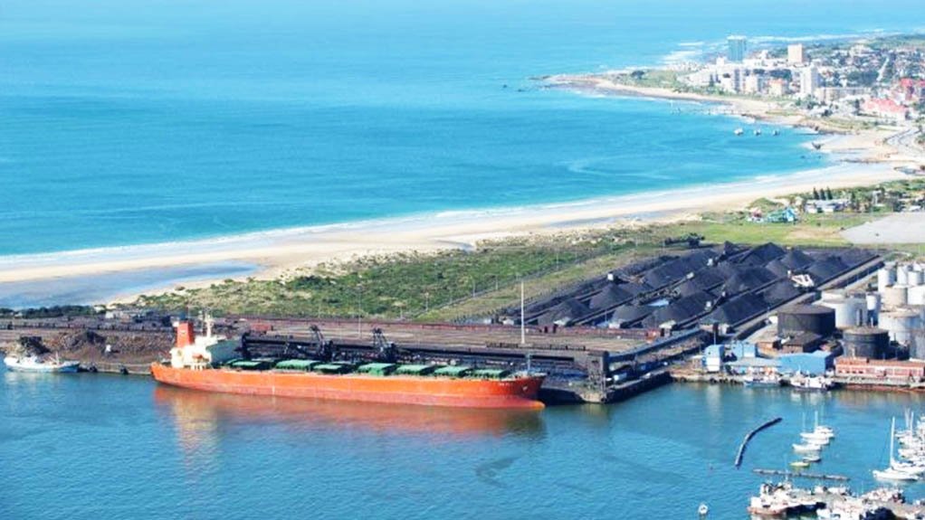 Manganese terminal at Gqeberha.