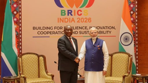 President Cyril Ramaphosa & Indian President Narendra Modi