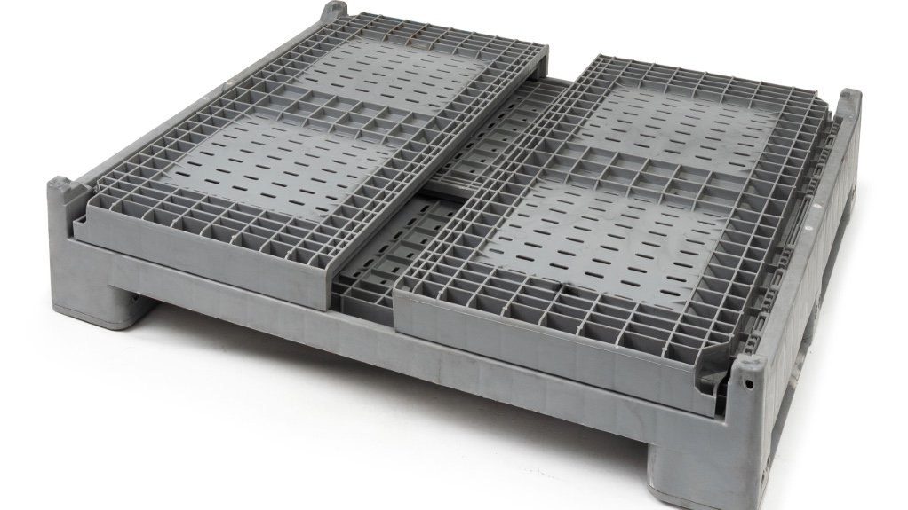 An image of the collapsible bulk bin