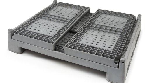 An image of the collapsible bulk bin