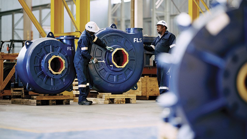 Detailed quality inspections on KREBS® millMAX™ pump housings at the FLS Stormill Service Centre help verify dimensional accuracy and component integrity before the units return to service