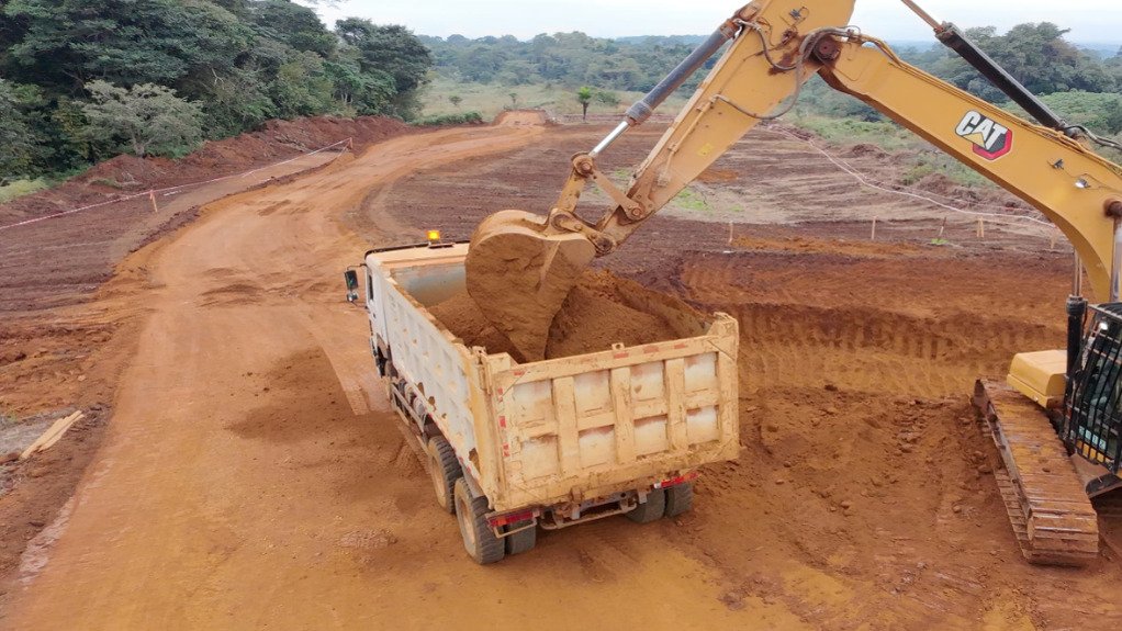 Samples being excavated at Zanaga Project