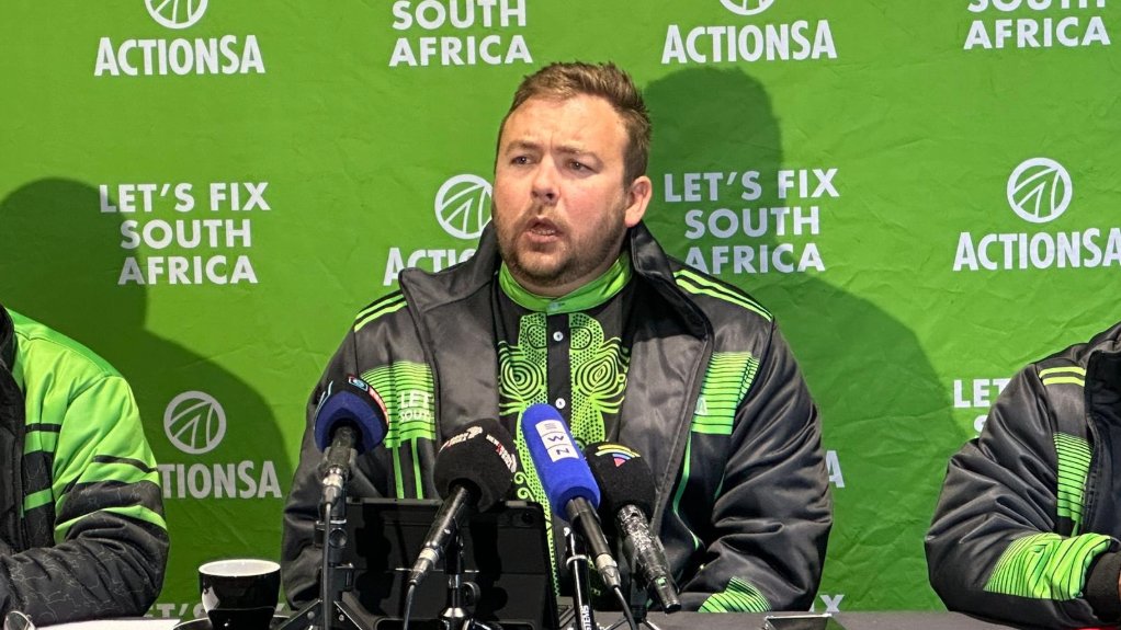 ActionSA National Chairperson Michael Beaumont