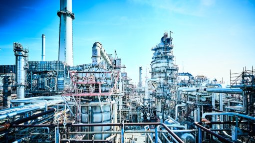 An image of an oil and gas facility