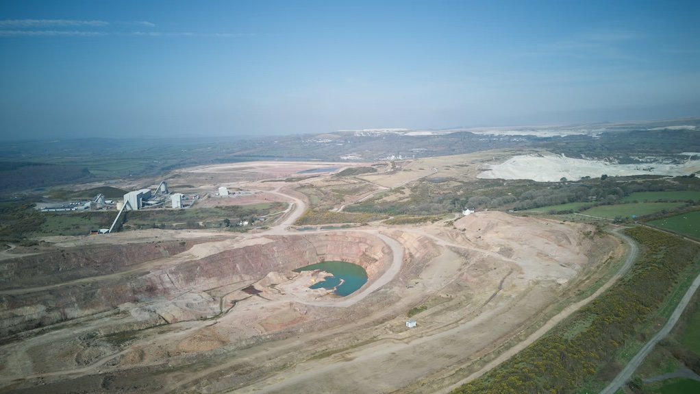 Aerial view of the Hemerdon mine
