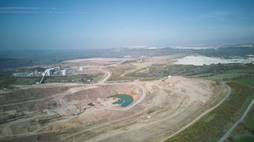 Aerial view of the Hemerdon mine