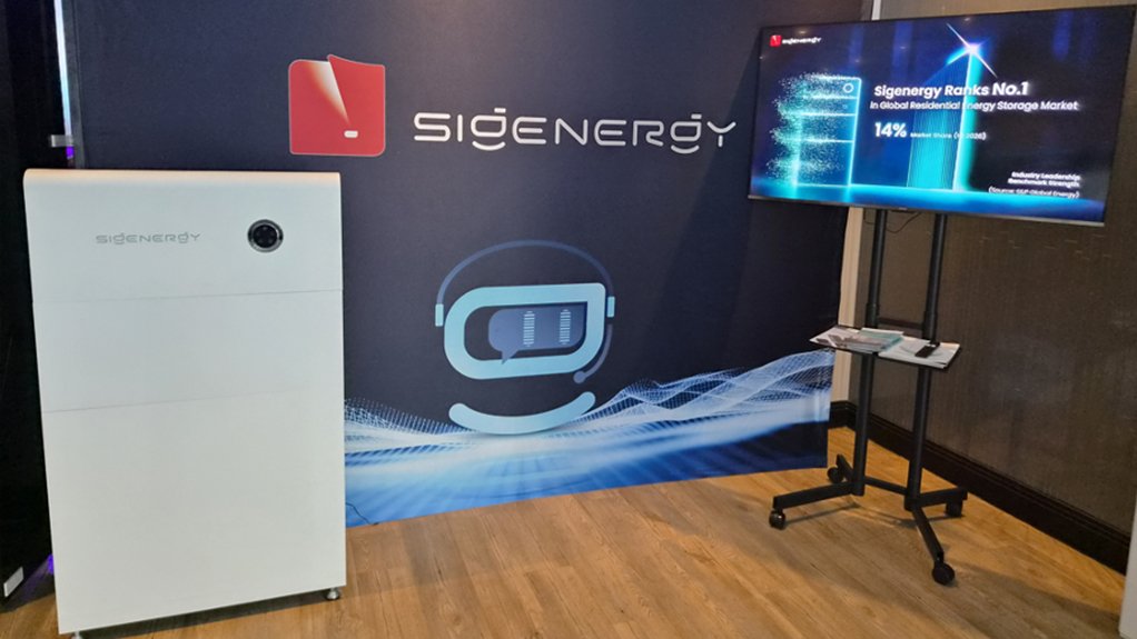 Image of an exhibition stand with Sigenergy system on display